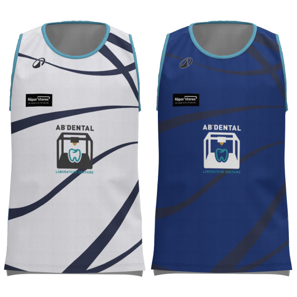 Maillots de l'équipe AB Dental